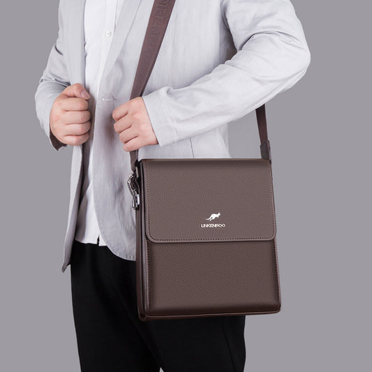 Men's Man With Password Business Cover Vertical Men's Shoulder Bags