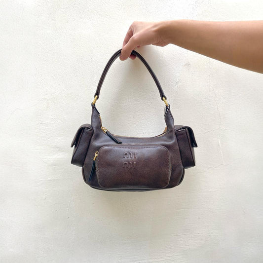 Women's Underarm Motorcycle Retro Waste Soil Style Armpit Bags