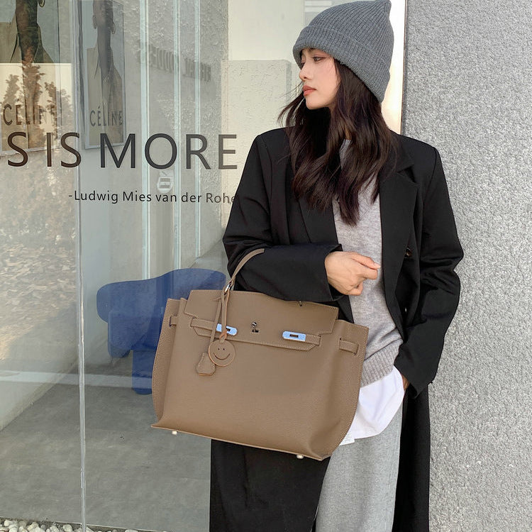 Women's First Layer Cowhide Leather High-grade Large Tote Bags