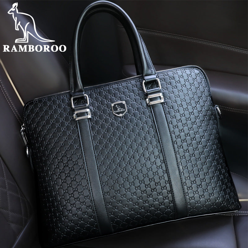 Men's Computer Multifunctional File Portfolio Trendy Men's Briefcases