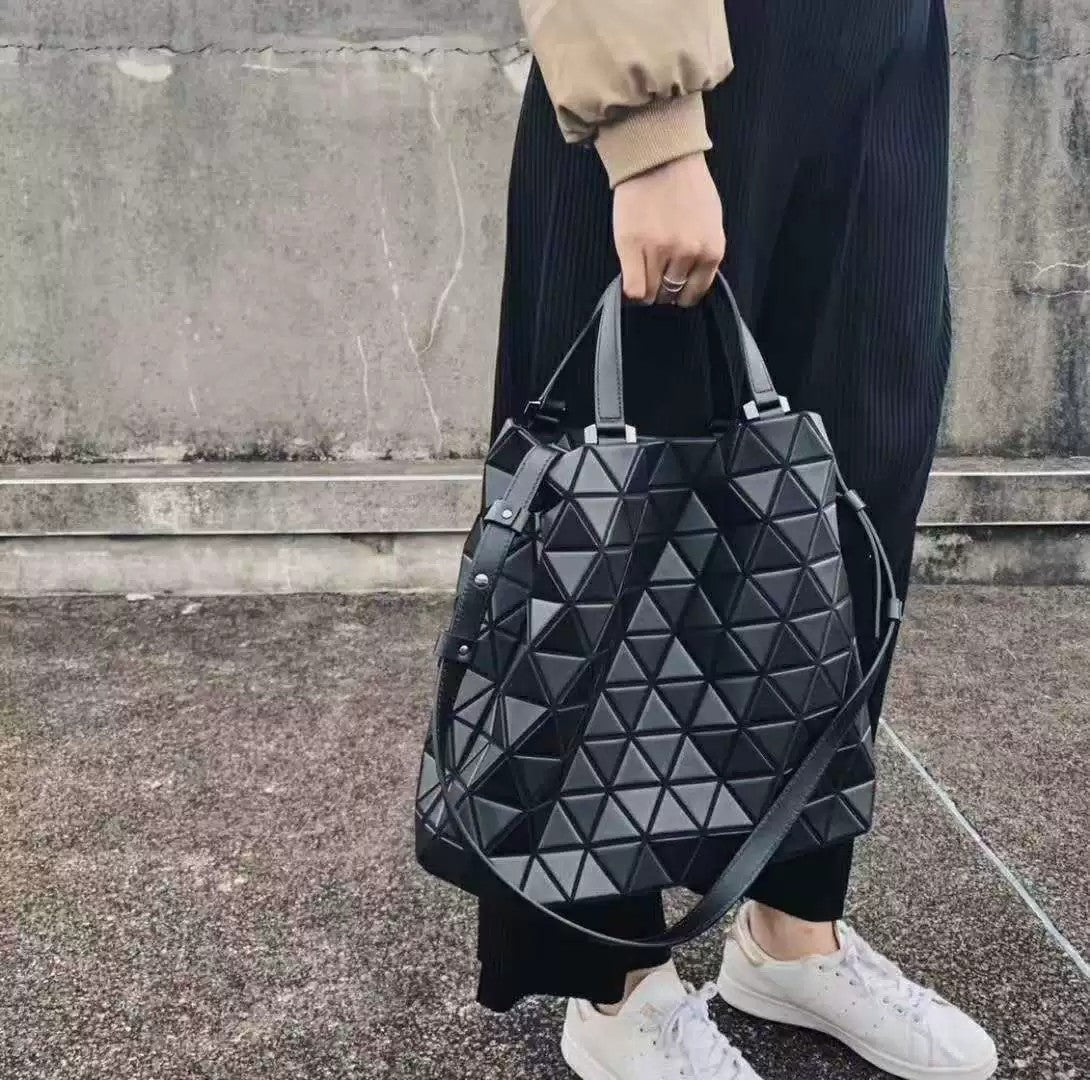 Plaid Female Niche Cold Door Single Portable Bucket Bags