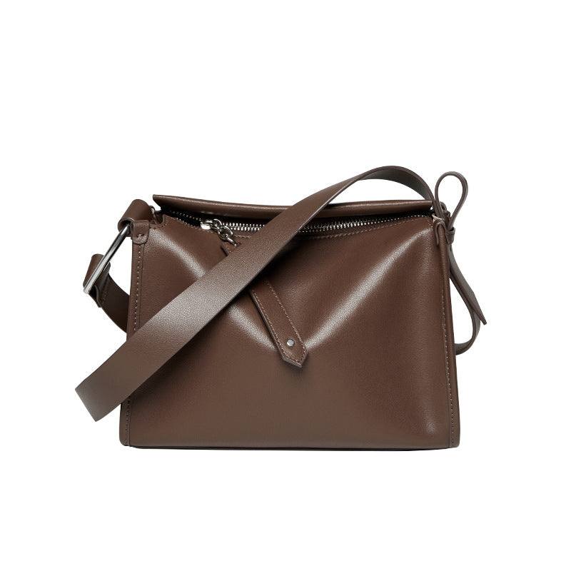 Women's Genuine Leather Niche High-grade Pillow Crossbody Bags