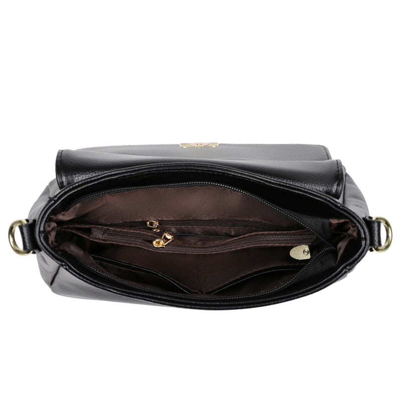 Women's Unique Pretty Fan Soft Leather Crossbody Bags