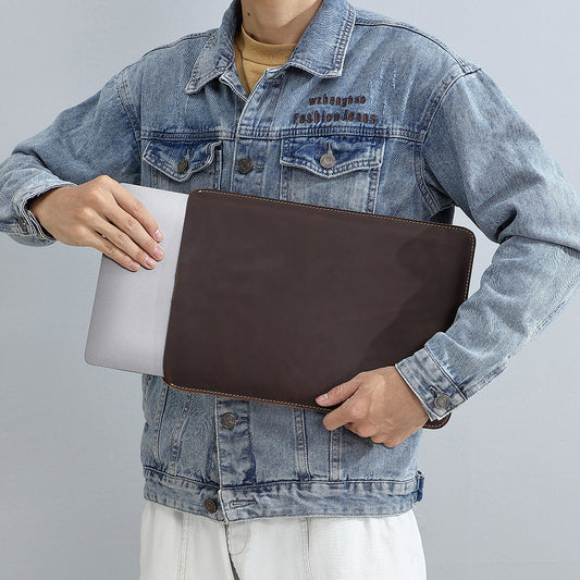 Leather Computer Liner Horizontal Vertical Inch Bags