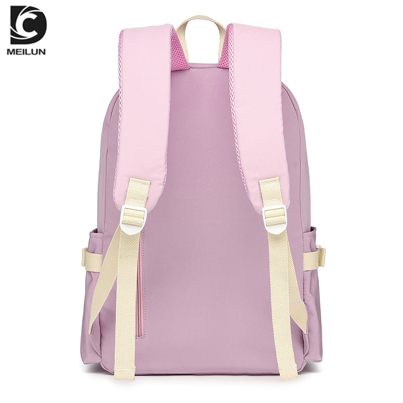 Men's Female Junior High College Large Capacity Middle School Students' Schoolbags