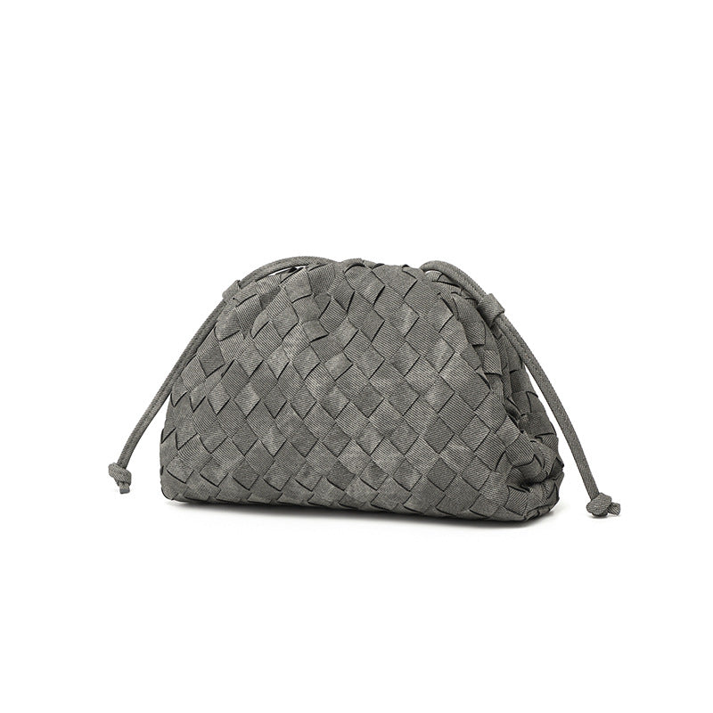 Women's Woven Cloud Dumpling Popular Fashion Clutch Shoulder Bags