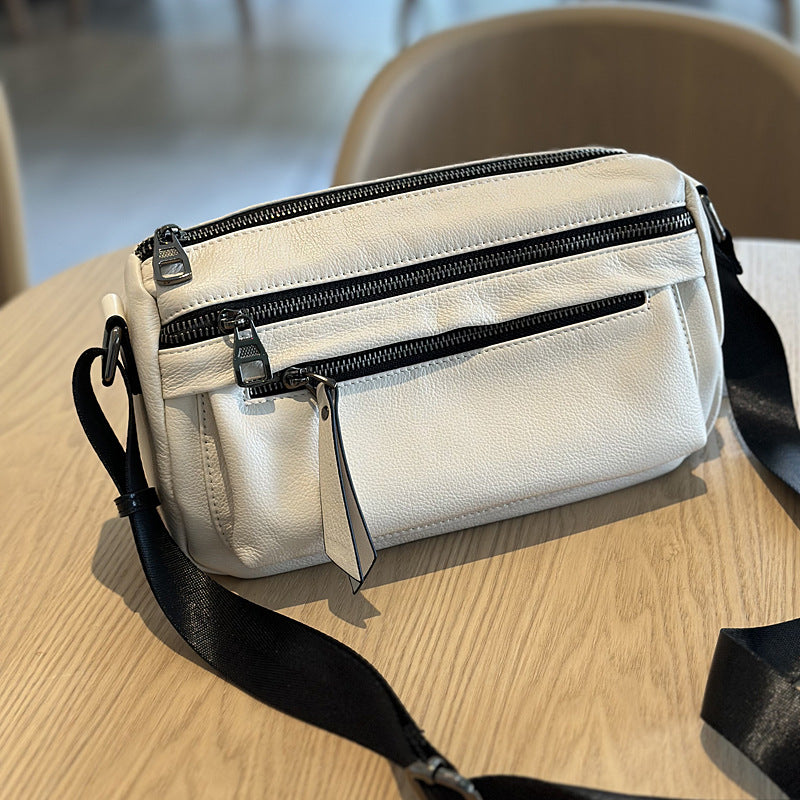 Women's Leather Lightweight First Layer Cowhide Crossbody Bags