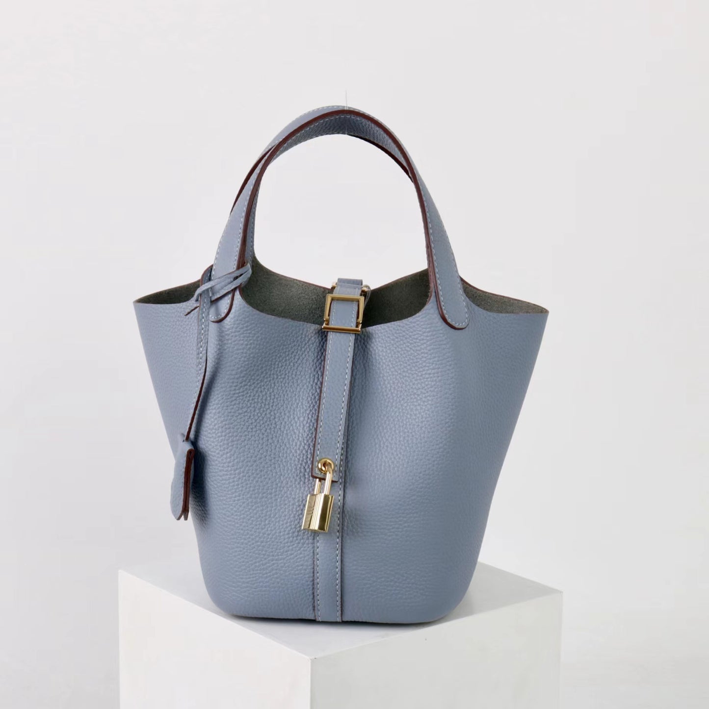 Top Layer Cowhide Home Food Basket Fashion Handbags