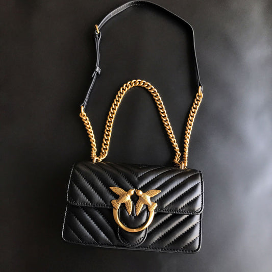 Women's Sheepskin Swallow Genuine Leather Underarm High Shoulder Bags