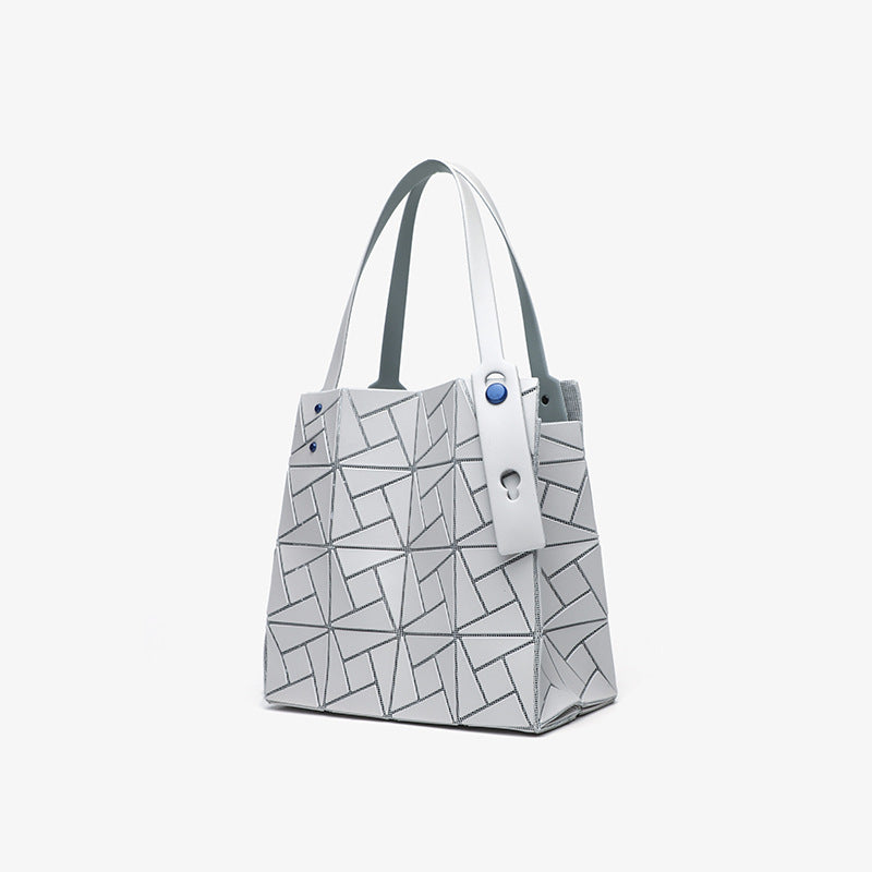 Women's September Underarm Geometric Diamond Pattern Box Handbags