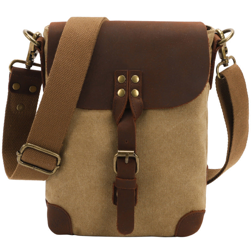Men's Durable Canvas Vintage Stylish Portable Men's Messenger Bags