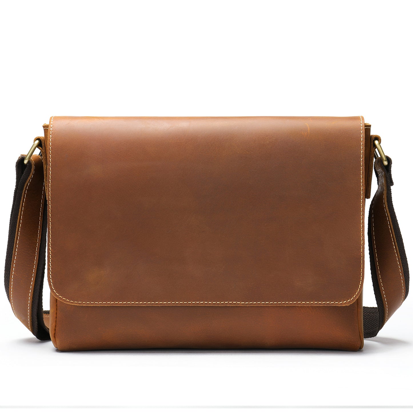 Men's Leather Retro Handmade Leisure Crazy Horse Men's Messenger Bags