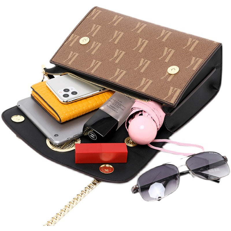 Women's Niche Genuine Leather Fashion Chain Crossbody Bags
