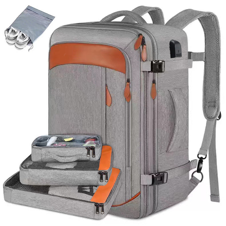 Business Large Capacity Stitching Contrast Color Sports Backpacks