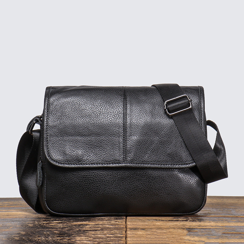 Women's & Men's & Leather First Layer Cowhide Fashion Men's Shoulder Bags