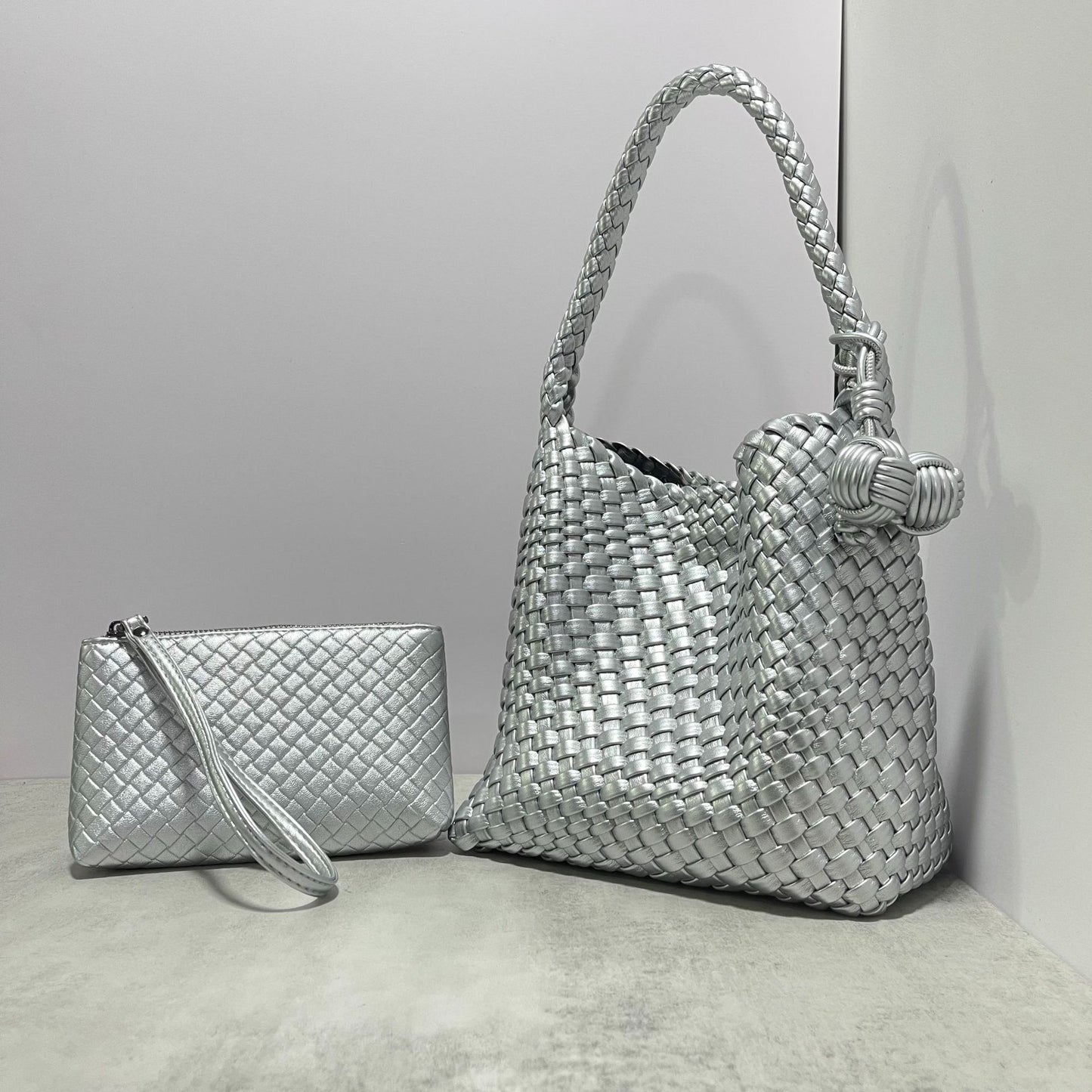Elegant Trendy Cool Pretty Hand-woven Li Bucket Bags
