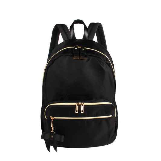 Women's Korean Fashionable Simple Lightweight Nylon Oxford Backpacks