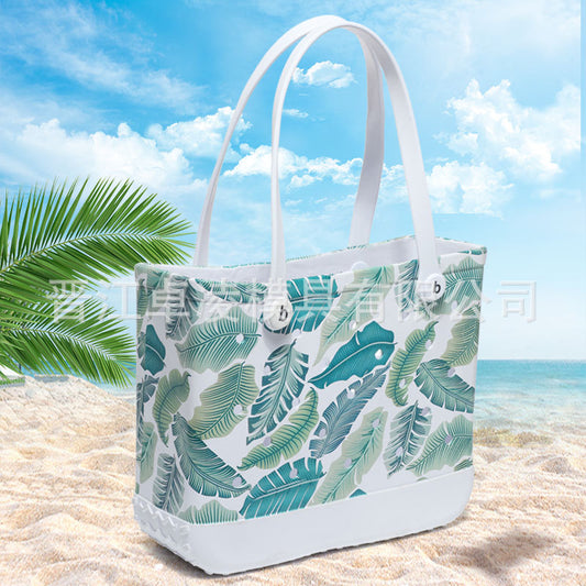 Beach Printing Hole Large Capacity Storage Travel Bags