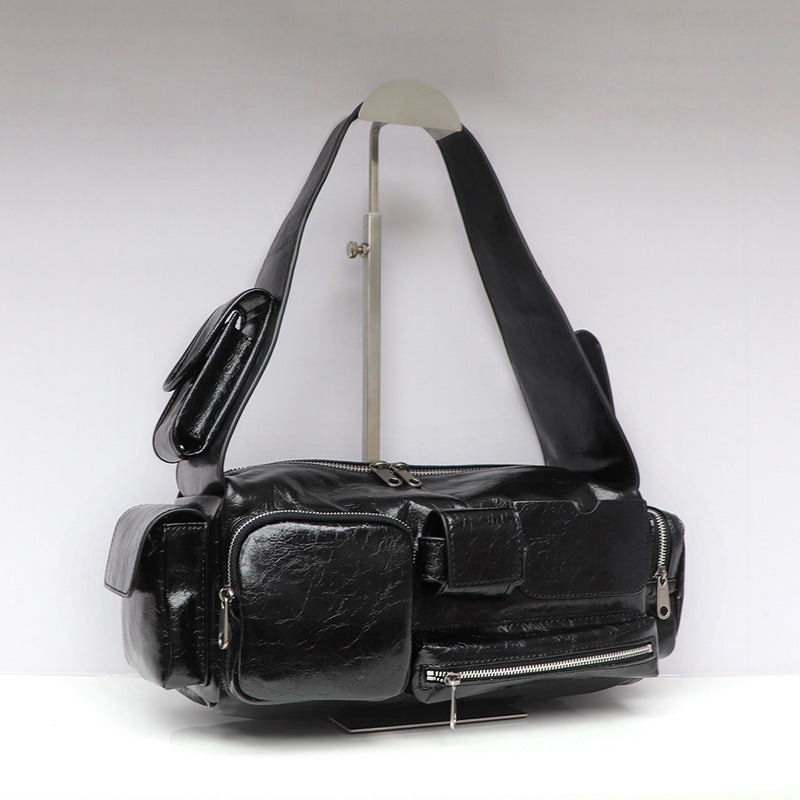 Large Capacity Multifunctional Pocket Motorcycle First Layer Armpit Bags