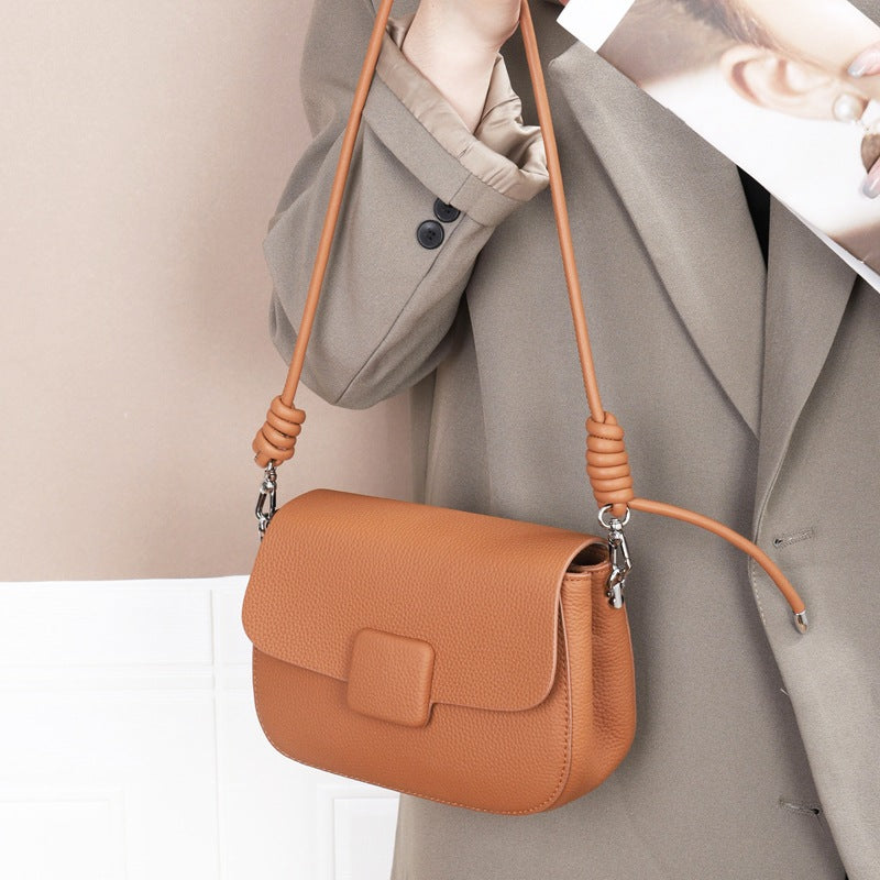 Women's Genuine Leather Niche Design High-grade Pattern Crossbody Bags