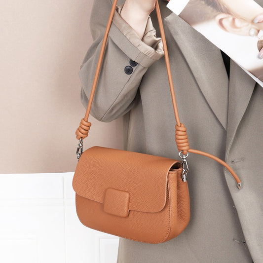 Women's Genuine Leather Niche Design High-grade Pattern Crossbody Bags