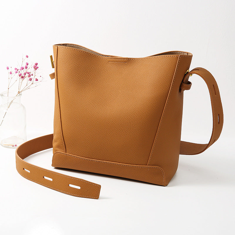 Women's High-grade Design Genuine Leather Large Capacity Shoulder Bags