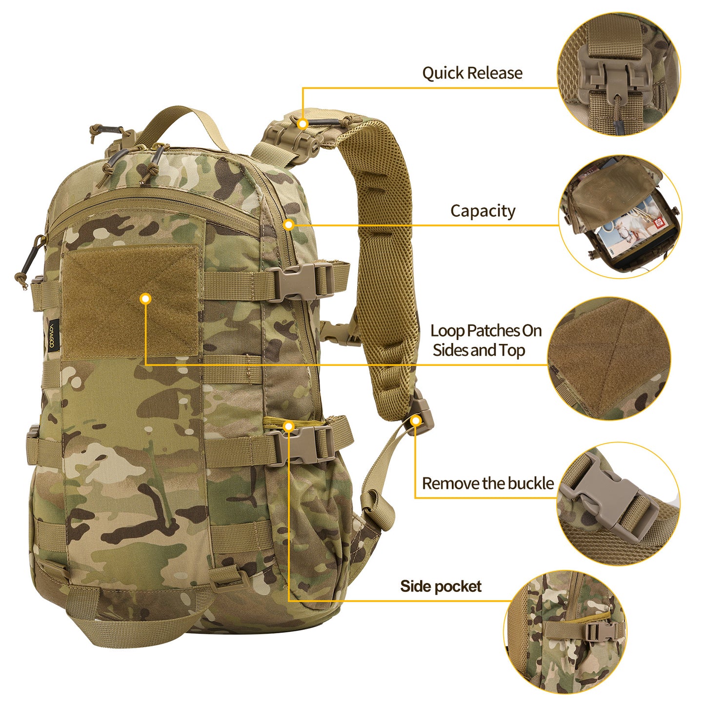 Cricket Nylon Water Portable Lightweight Combat Sports Backpacks