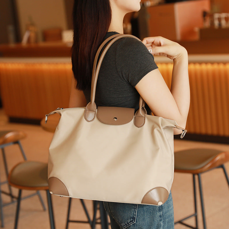 Dumpling Underarm Nylon Advanced Feeling Tong Crossbody Bags