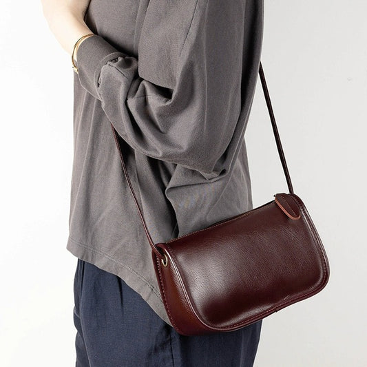 Women's Fashionable Genuine Leather Retro Envelope Bags