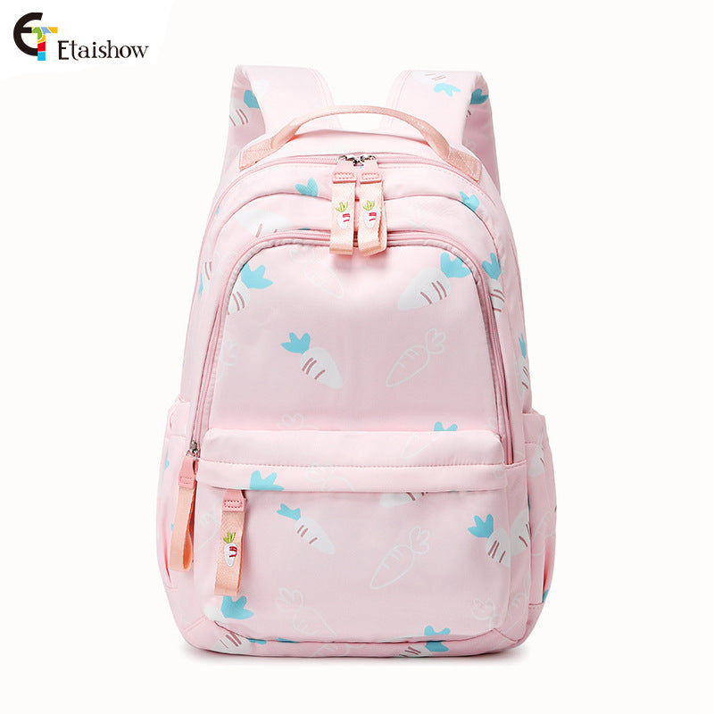 Style Fresh Printed Female Campus Lightweight Backpacks