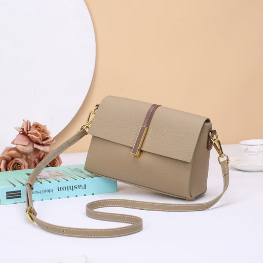 Women's Pattern Top Layer Cowhide Fashionable Stylish Small Square Bags