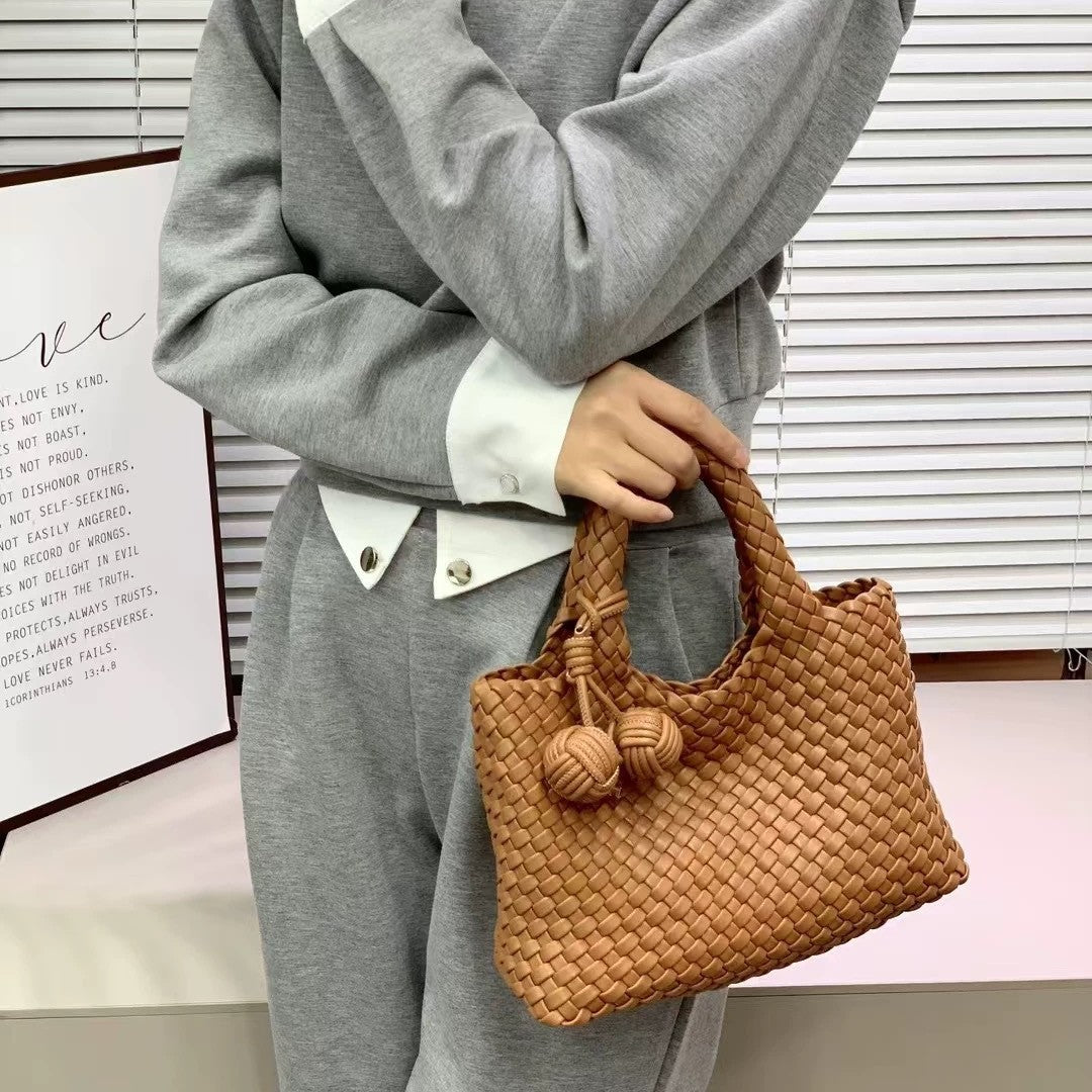 Women's Vegetable Basket Handmade Hand Carrying Leisure Shoulder Bags