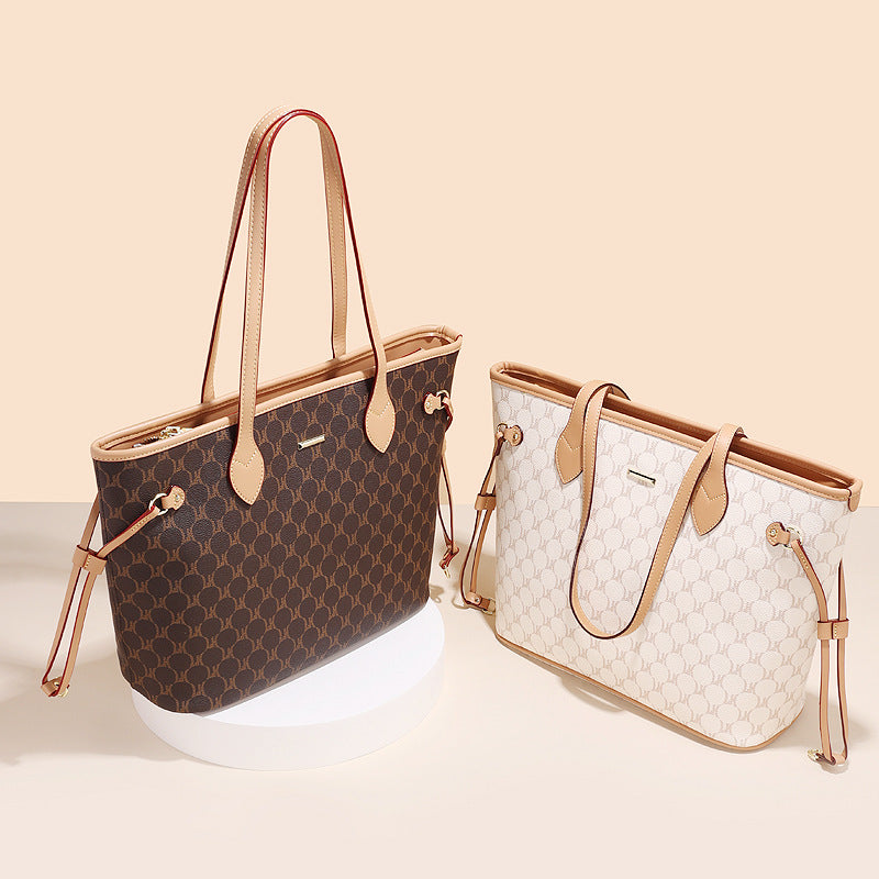 Women's Capacity Presbyopic Vintage College Class Underarm Tote Bags