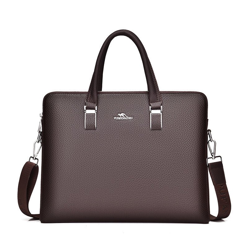 Men's Horizontal Business File Computer Commuter Gift Men's Handbags