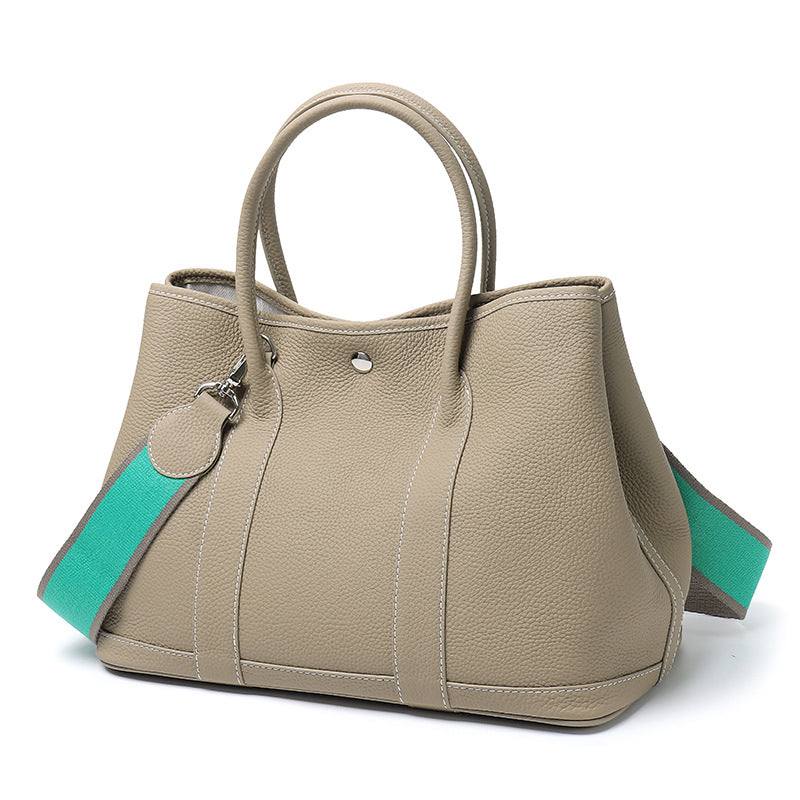 Women's First Layer Cowhide Simplicity Genuine Leather Handbags