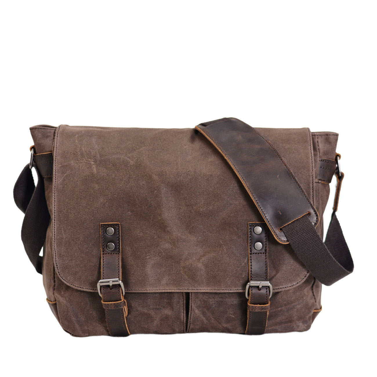 Men's Waterproof Oil Wax Canvas Graphy Vintage Men's Messenger Bags