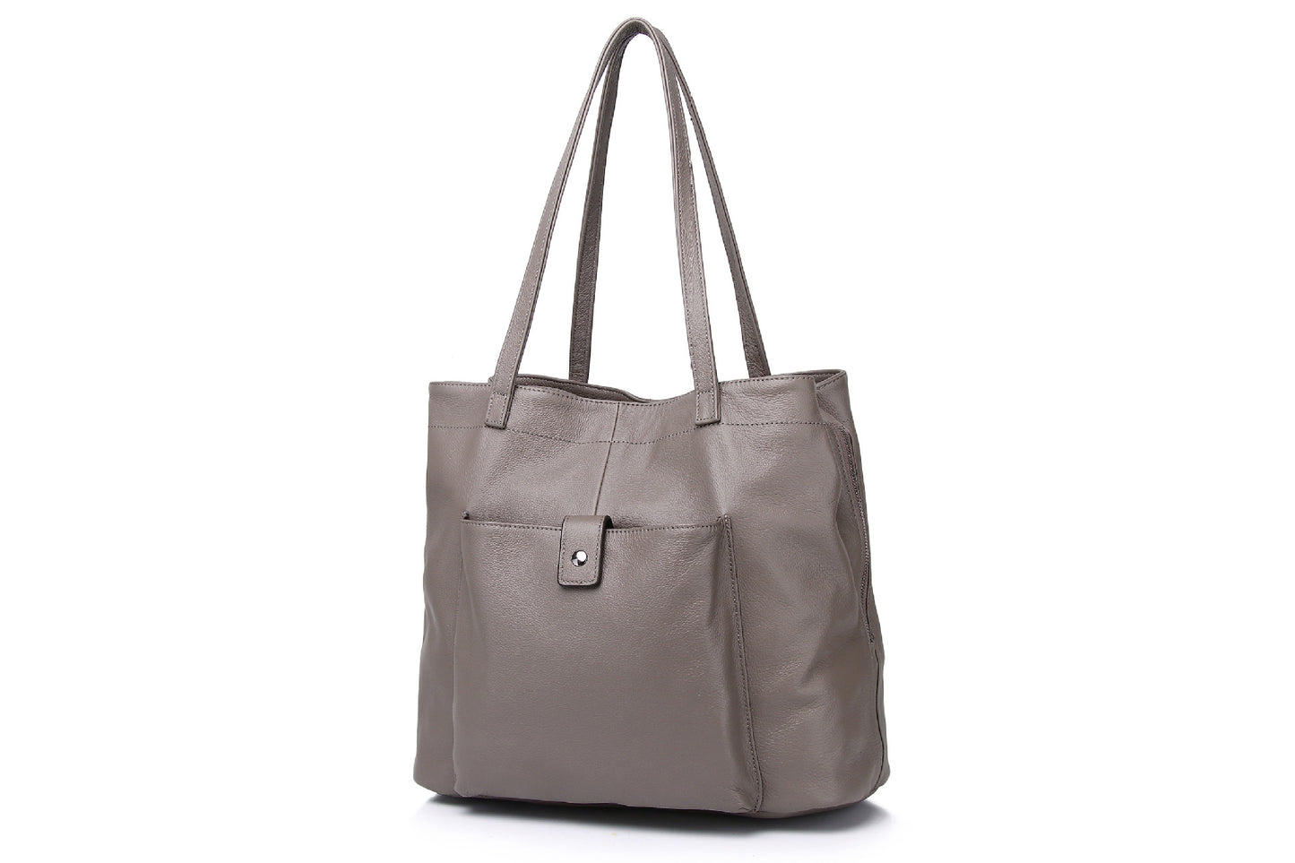 Women's Layer Cowhide Large Capacity Retro Commuter Shoulder Bags