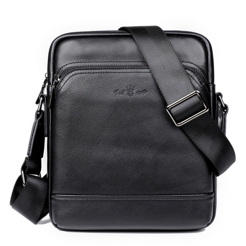 Men's Leather High-grade Cowhide Large Capacity Business Men's Messenger Bags