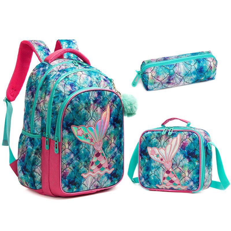 Primary Inch Three-piece Set Burden Reduction Elementary School Students' Schoolbags