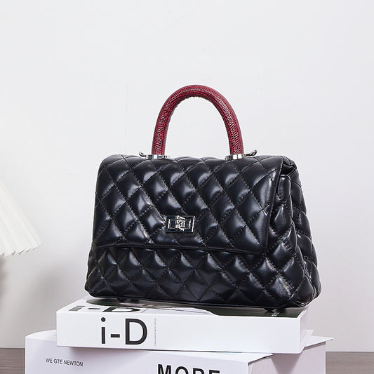 Women's Cow Leather Genuine Fashion Large Capacity Bucket Bags