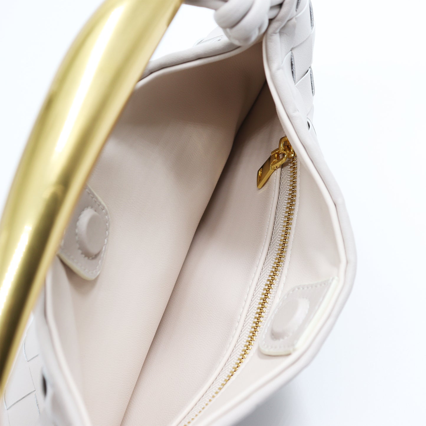 Woven Design Shark Soft Leather Versatile Large Handbags