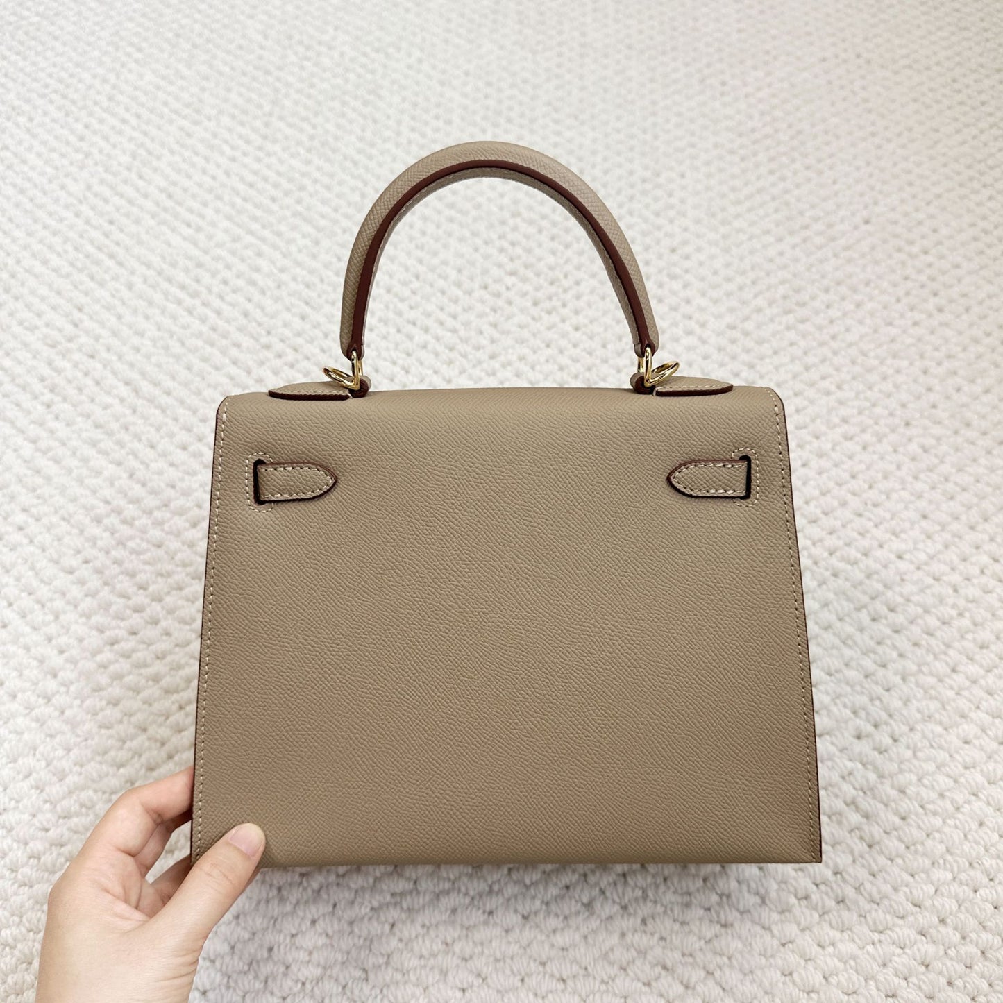 Women's High-grade First Layer Cowhide Kelly Fashion Handbags