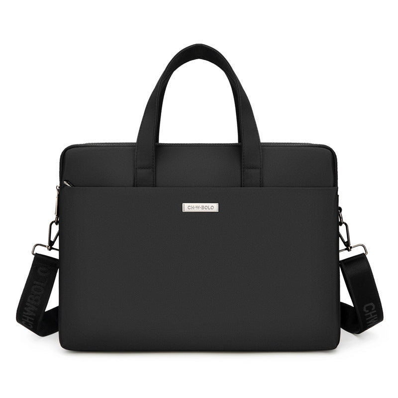 Men's Oxford Canvas Large Capacity Horizontal Business Men's Handbags