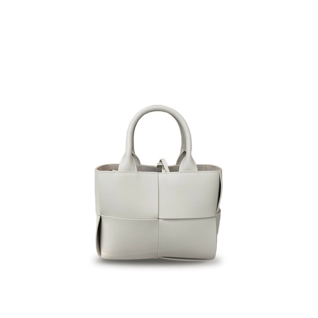 Women's Genuine Leather Woven Cowhide Fashion Crossbody Bags