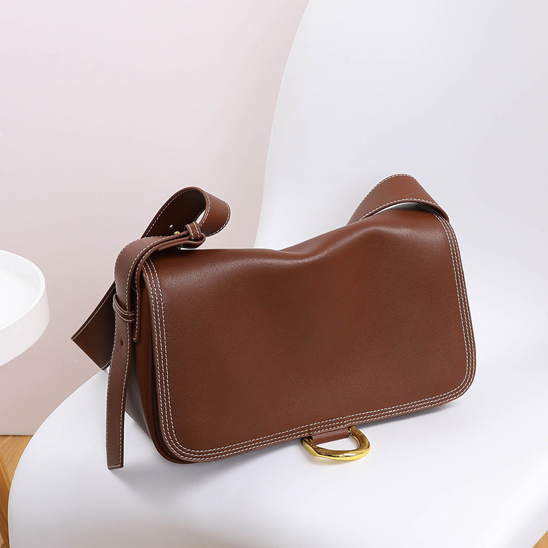 Women's Luxury Large Capacity Versatile Underarm Genuine Shoulder Bags