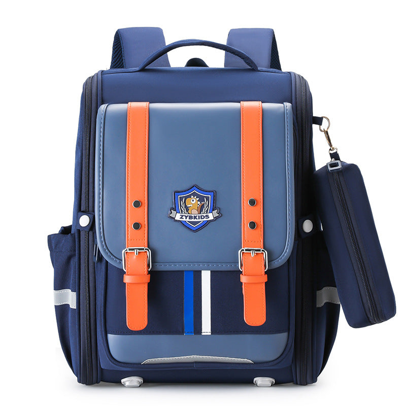 Children's Grade Primary Lightweight Large Capacity Burden Reduction Spine Elementary School Students' Schoolbags