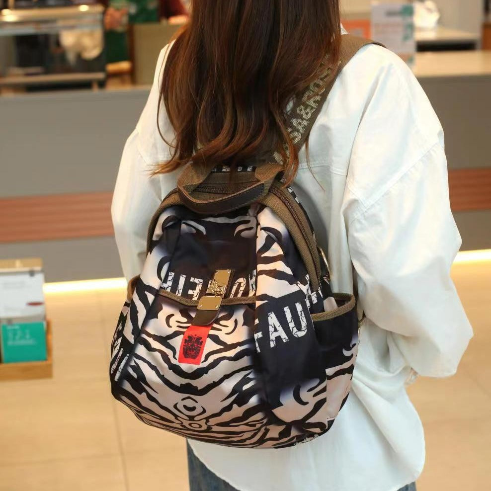 Women's New Slouchy Versatile Fashion Canvas Backpacks