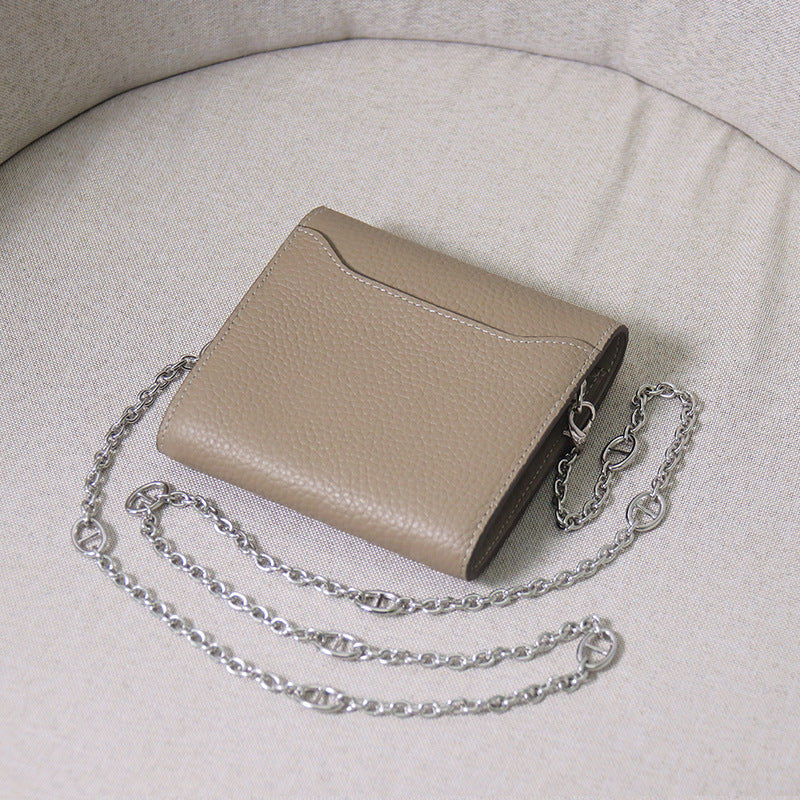 Leather Stewardess Pig Nose Chain Fashion Crossbody Bags