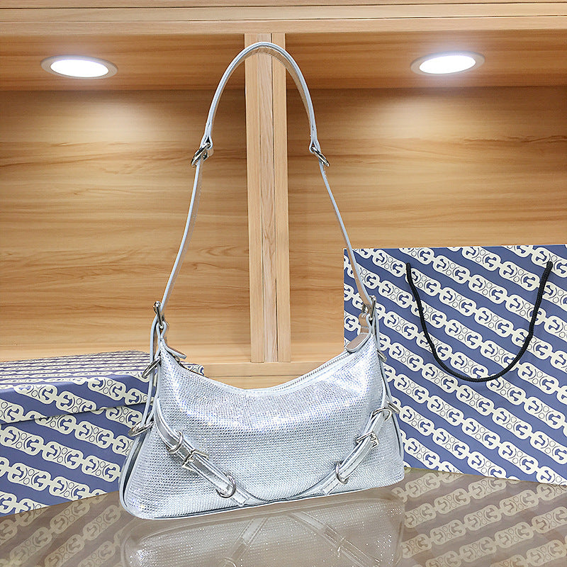 Women's Rhinestone Large Capacity High-grade Exquisite Underarm Shoulder Bags