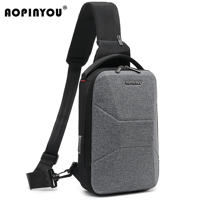 Men's Summer High-grade Green Waterproof Lightweight Motorcycle Men's Chest Bags